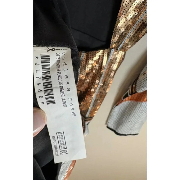 REVOLVE Endless Rose NWT Sparkle Like You Mean It Mini Party Dress Size XS - Picture 8 of 14